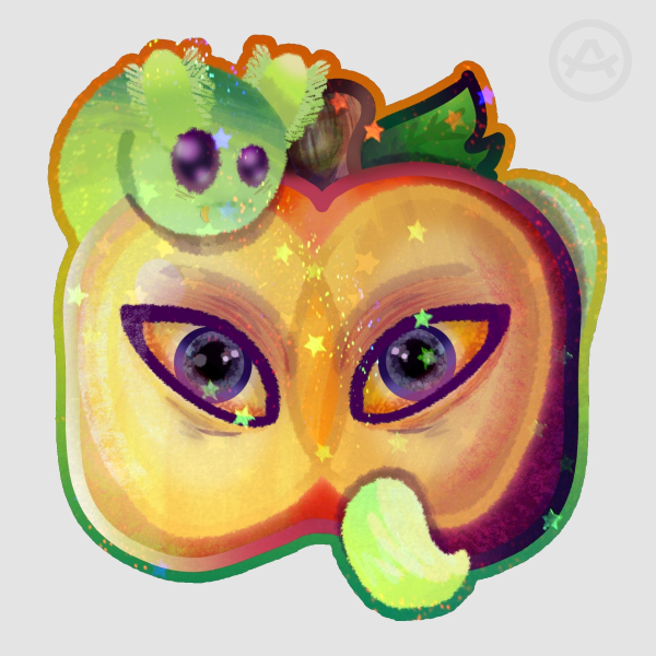 Apple of my Eye Sticker