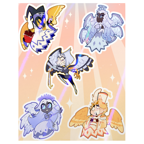 Hazbin Hotel series 1 ✧ANGELS✧ sticker sheet