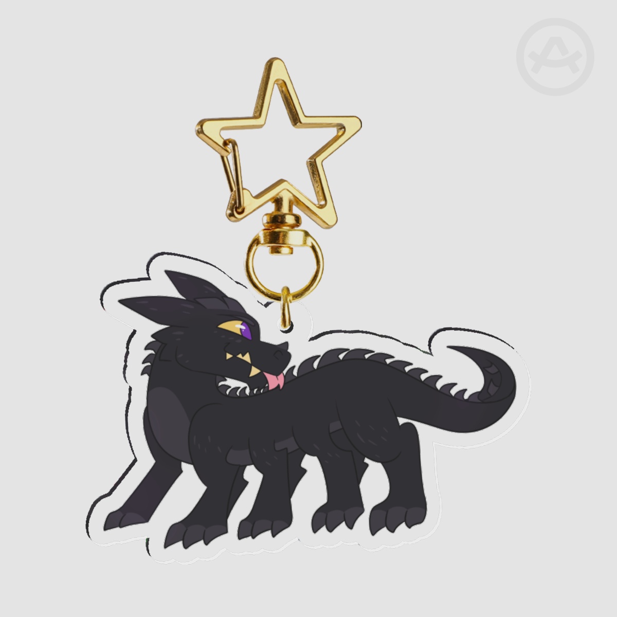 Salamander Dragon Keychain