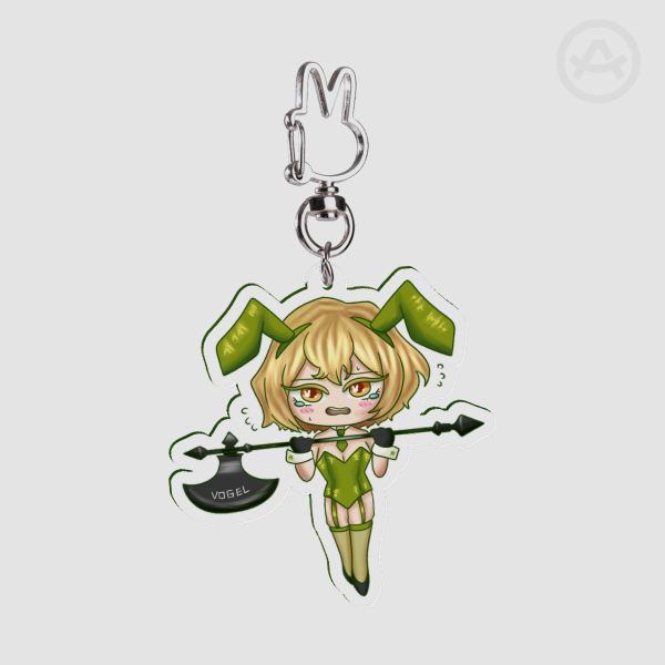 Limbus Company Sinclair Bunny Suit Double-Sided Acrylic Keychain