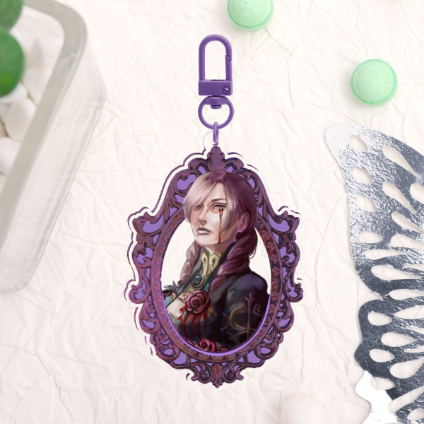 Daniella Haunting Ground Clear Acrylic Keychain