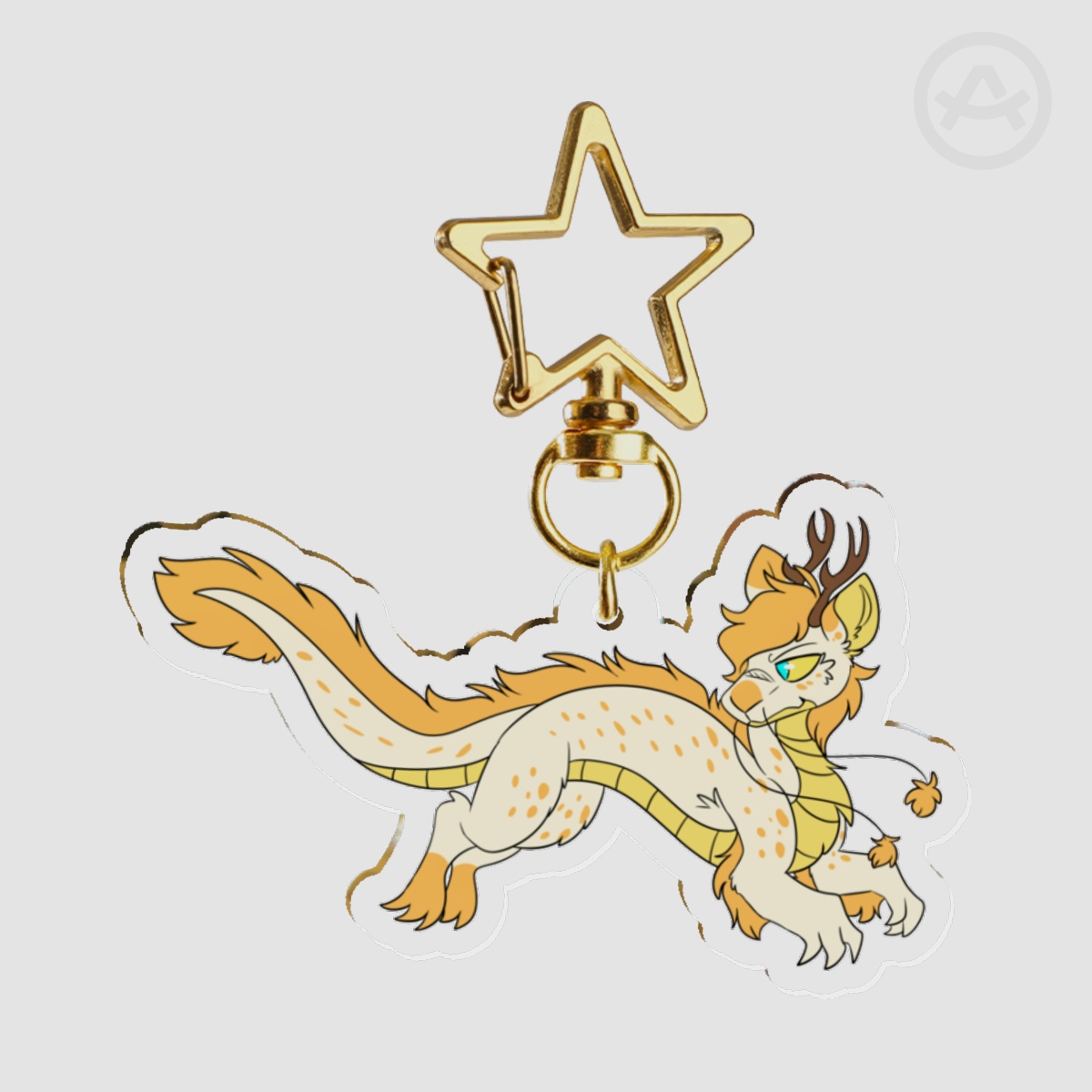 Eastern Dragon Keychain