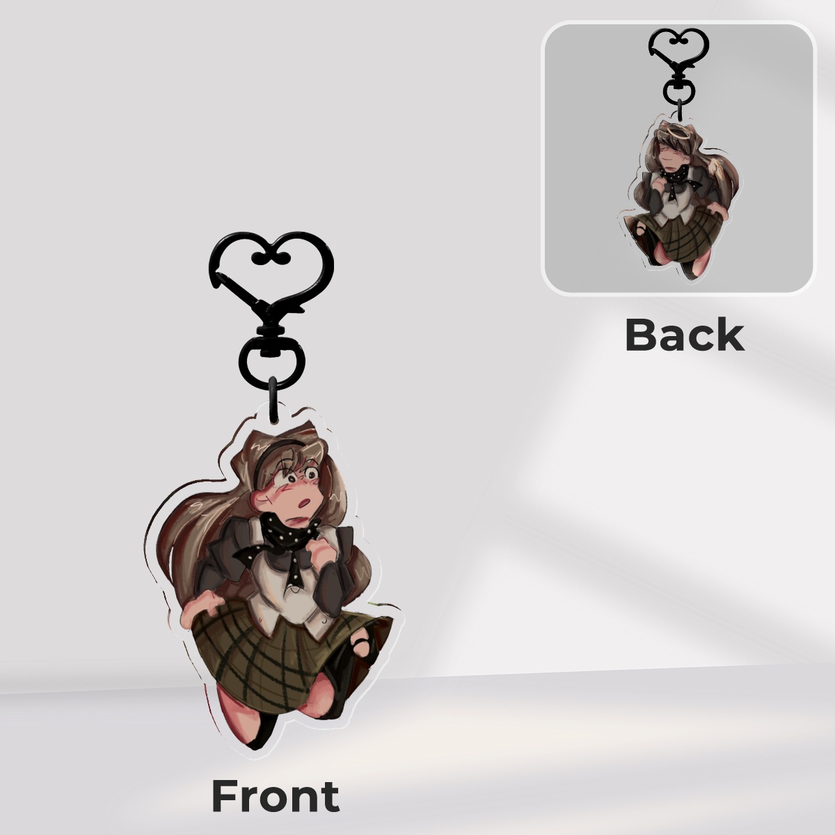 Dead Plate Manon Acrylic Keychain