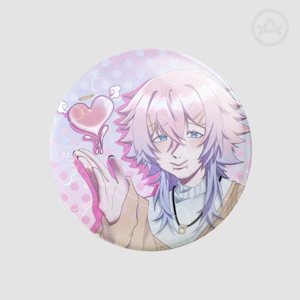 Ren Round Badge (Button Pin)