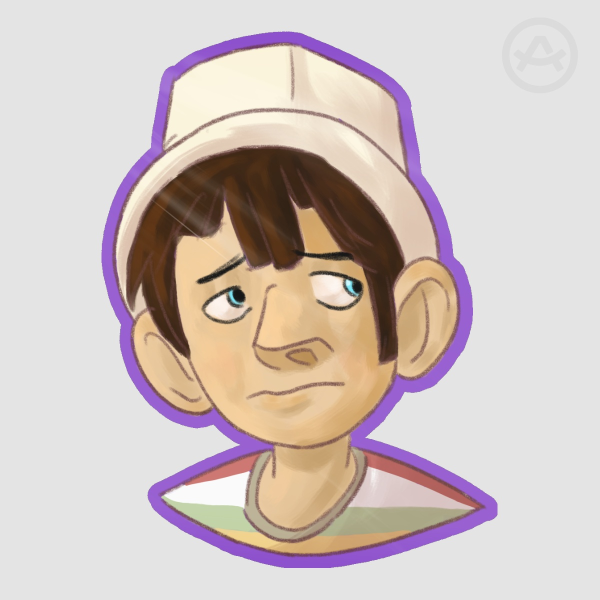 Freddy Kid Sticker FNAF Collab