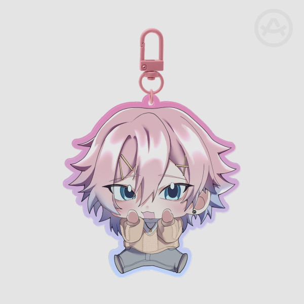 Ren Colored Edge Acrylic Keychain
