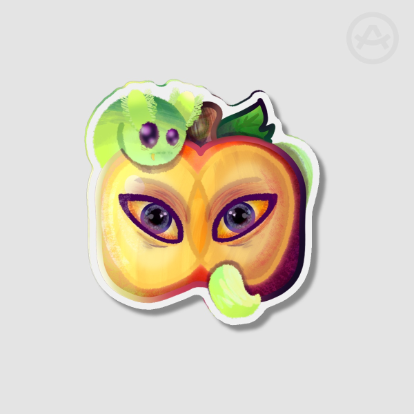 Apple of my Eye Fridge Magnet
