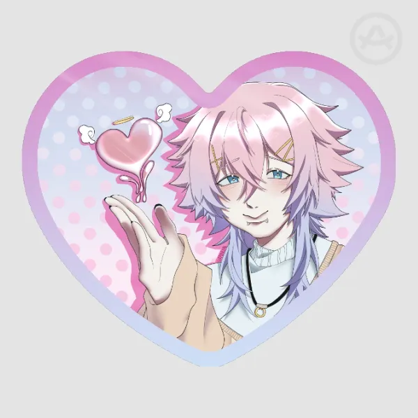 Ren Colored Edge Die Cut Sticker
