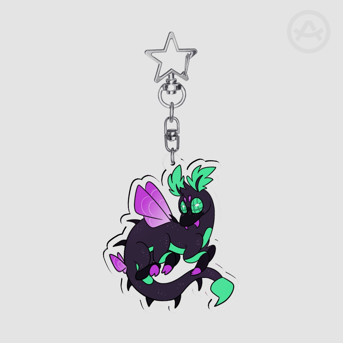 Fae Dragon Keychain