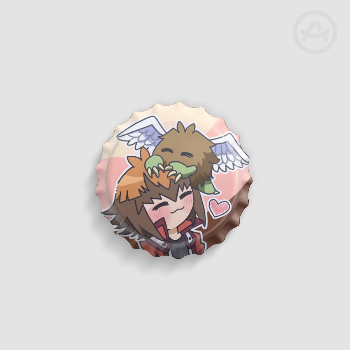 Bottle Cap - Mirror Baby King