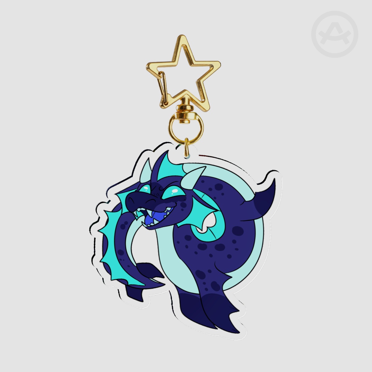 Leviathan Dragon Keychain