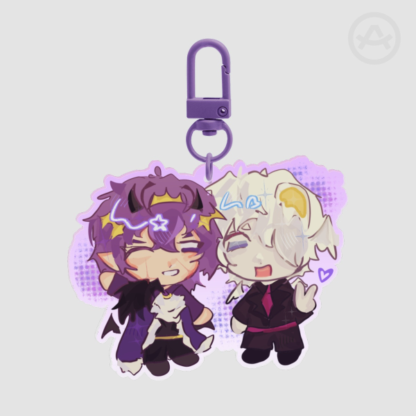 Tax duo keychain