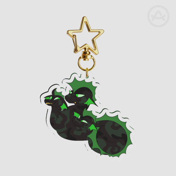 Hydra Dragon Keychain