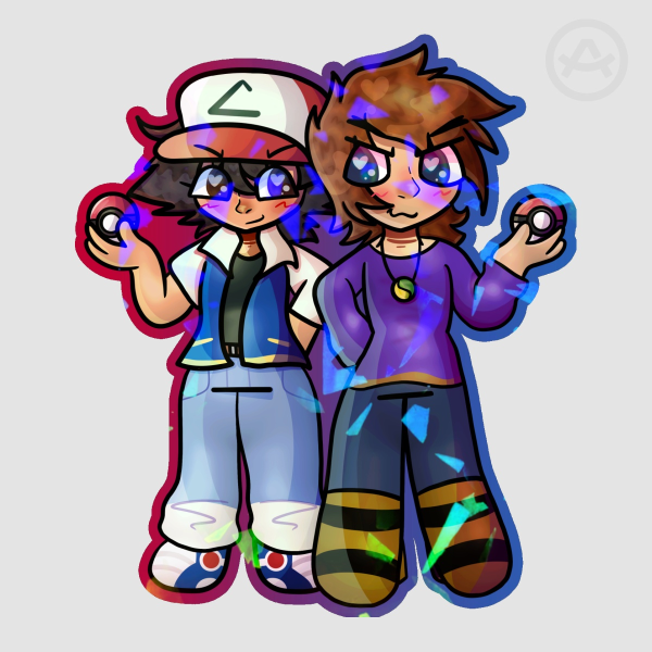 Pokemon: Red/Blue Rival Sticker