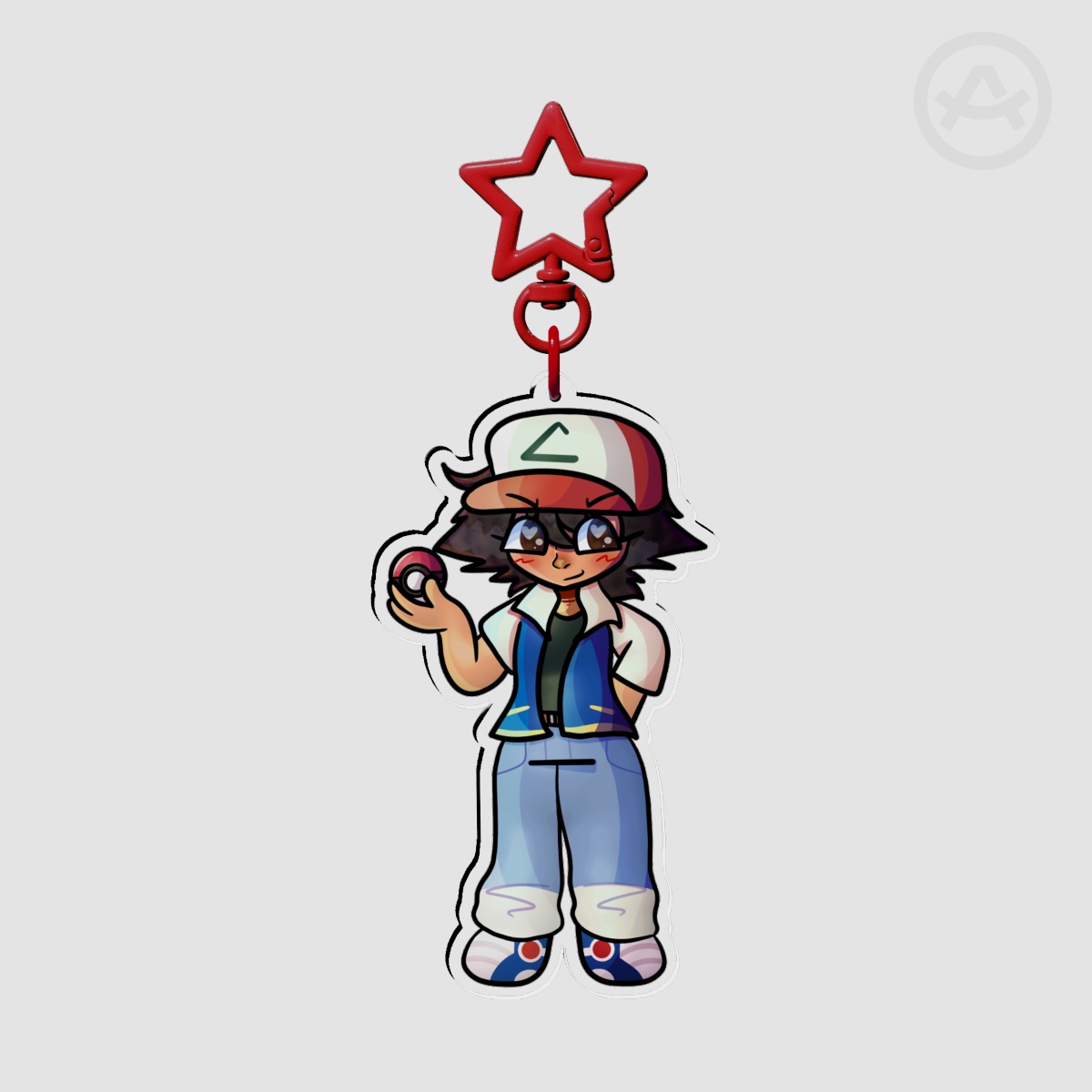 Pokemon: Red/Ash Keychain