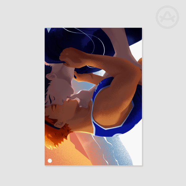 HinaKage / KageHina Kiss in Brazil but make it a poster