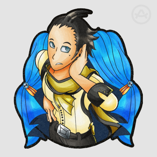 Ryoji Mochizuki Colored Edge Die Cut Stickers