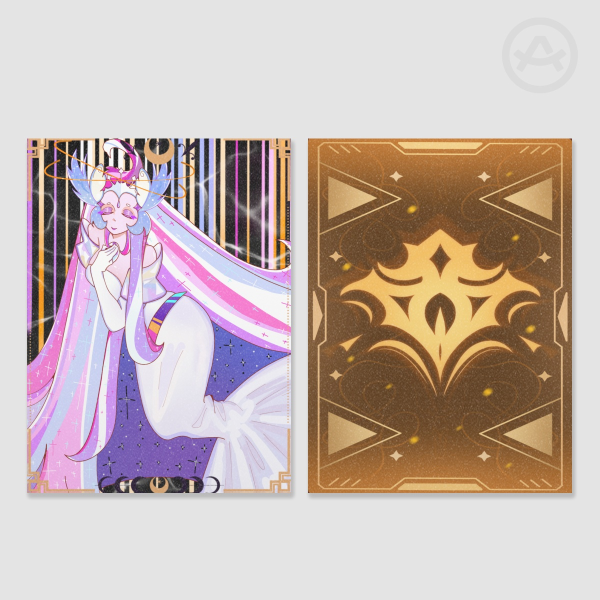 Sugar-Swan-Cookie Holographic Photocards