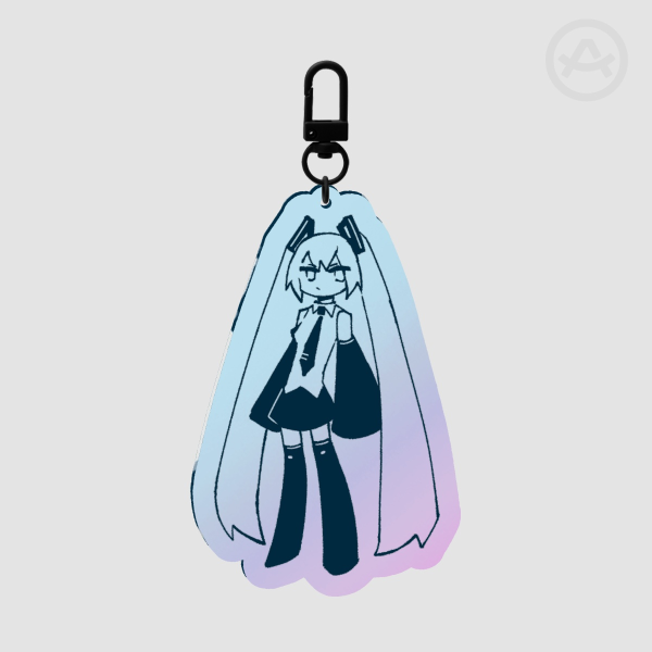 Minimalist Miku Keychain/Charm