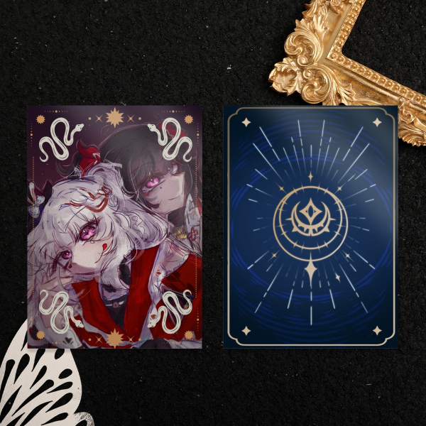 Sparxie & Sparkle silvery card (event)