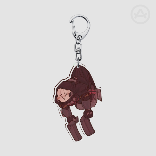 Reaper Clear Acrylic Keychain