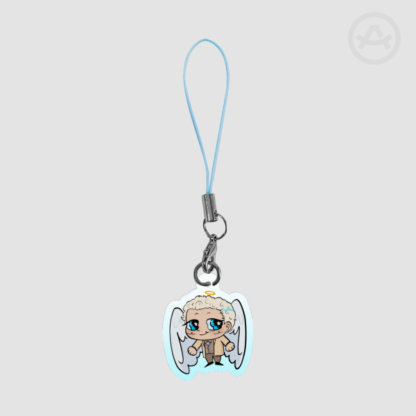 Aziraphale Good Omens Phone Charm