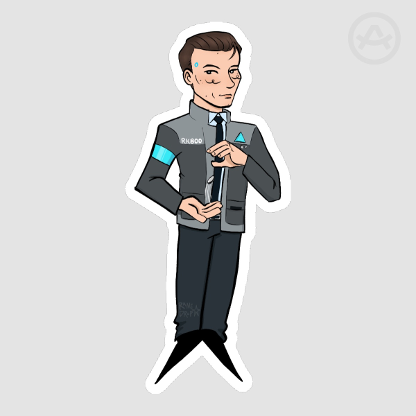 Connor DBH Detroit Become Human Sticker