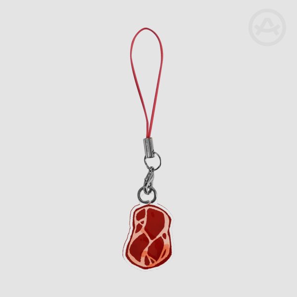 Raw Meat Phone Charm