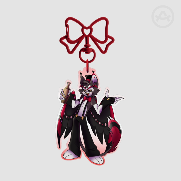 Hazbin Hotel Husk Keychain