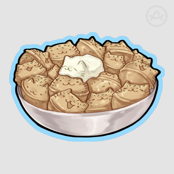 Pelmeni Dumpling Cats | Sticker
