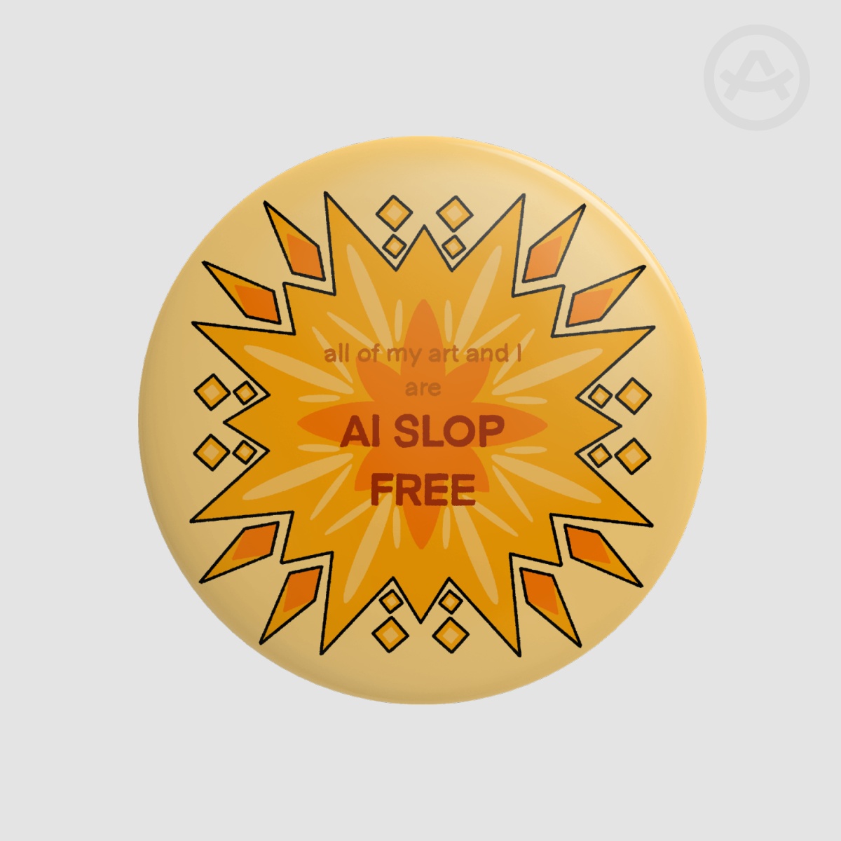 no.1 AI hater Pin #3