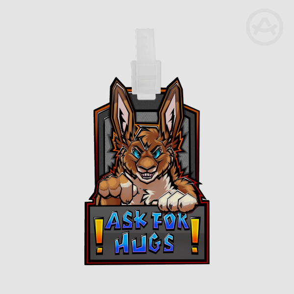 "ASK FOR HUGS" | Bunny