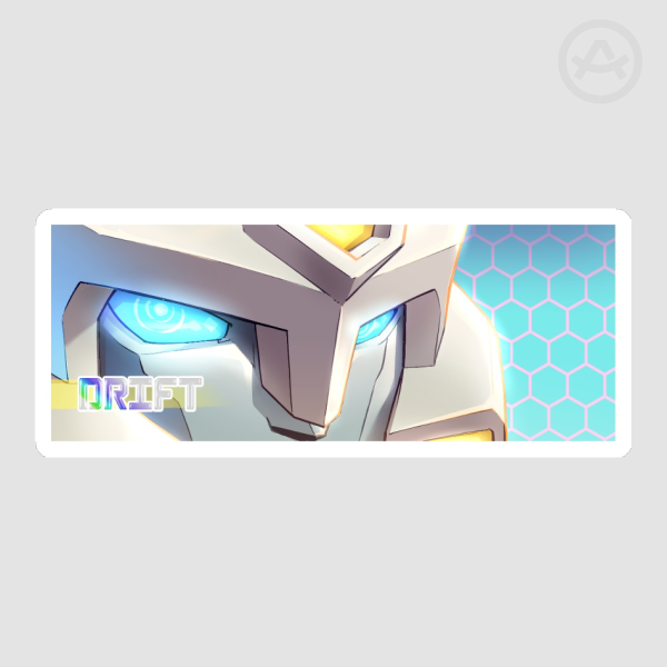 Hot Foil Sticker - Drift