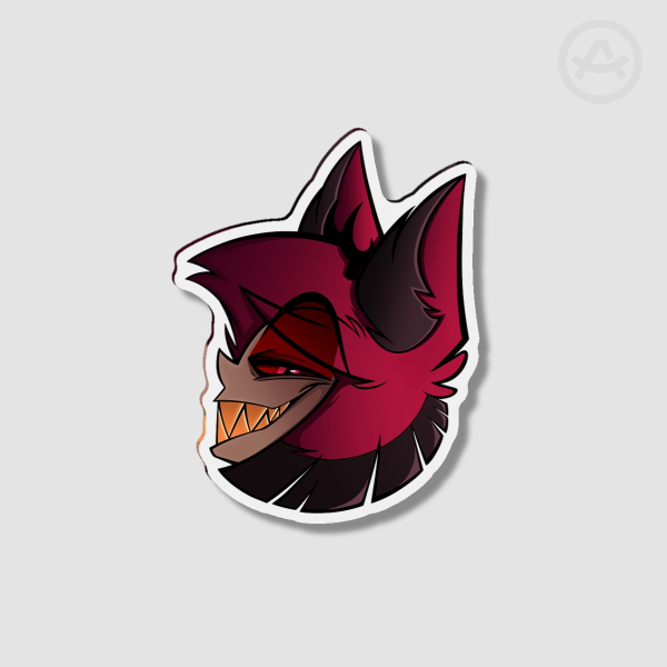 Smug Alastor Fridge Magnet
