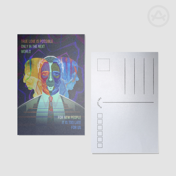 New World Mural postcard