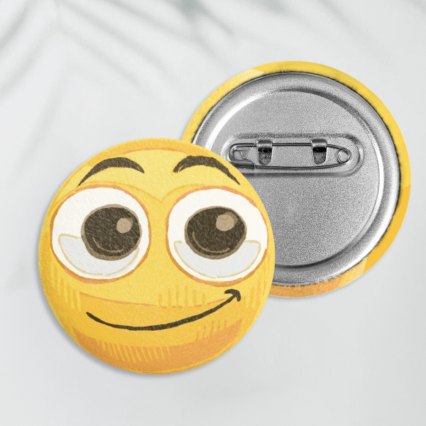 Aga Emote Soft Plush Pin