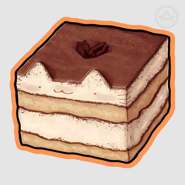 Tiramisu Cats | Sticker