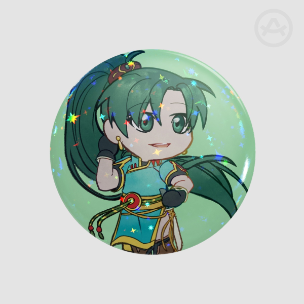 Lady of the Plains Button