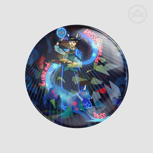 Rendog the Blue-Badge pin