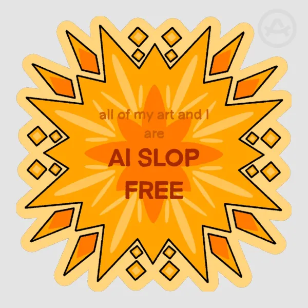 no.1 AI hater Sticker #3
