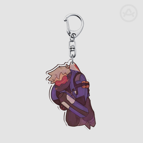 76 Clear Acrylic Keychain