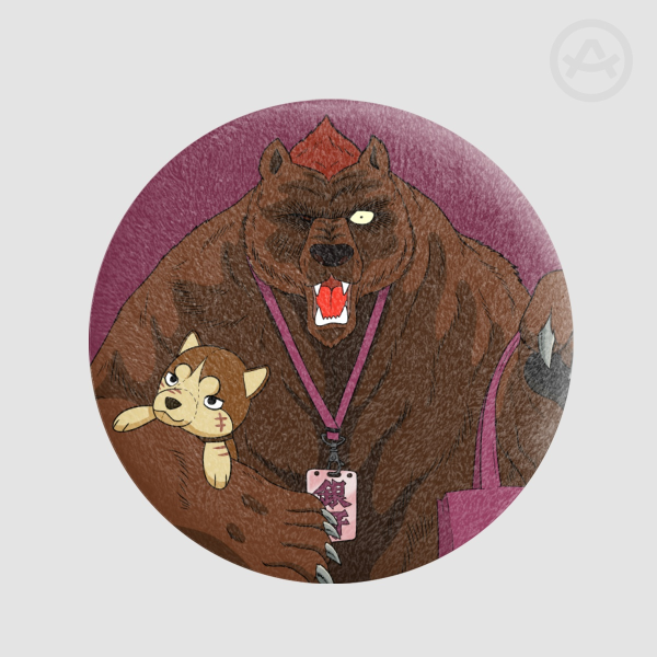 Akakabuto Plush Badge