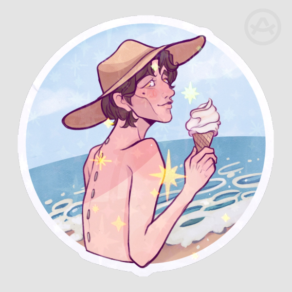 Beach Viktor Arcane - Die Cut Stickers
