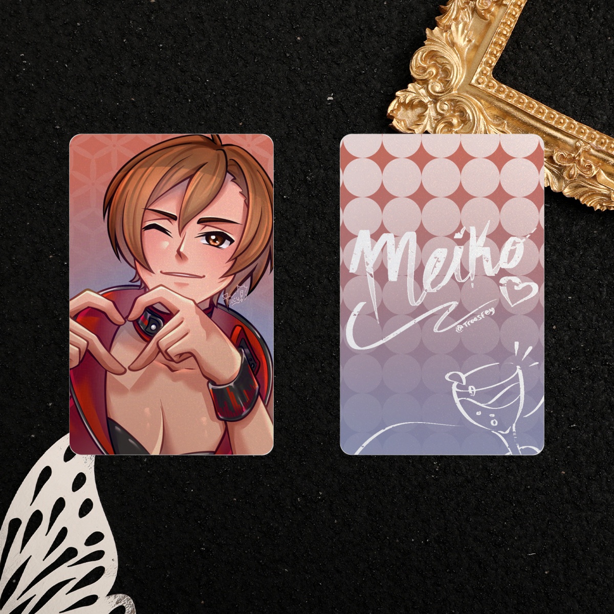 VOCALOID MEIKO Heart Photocard