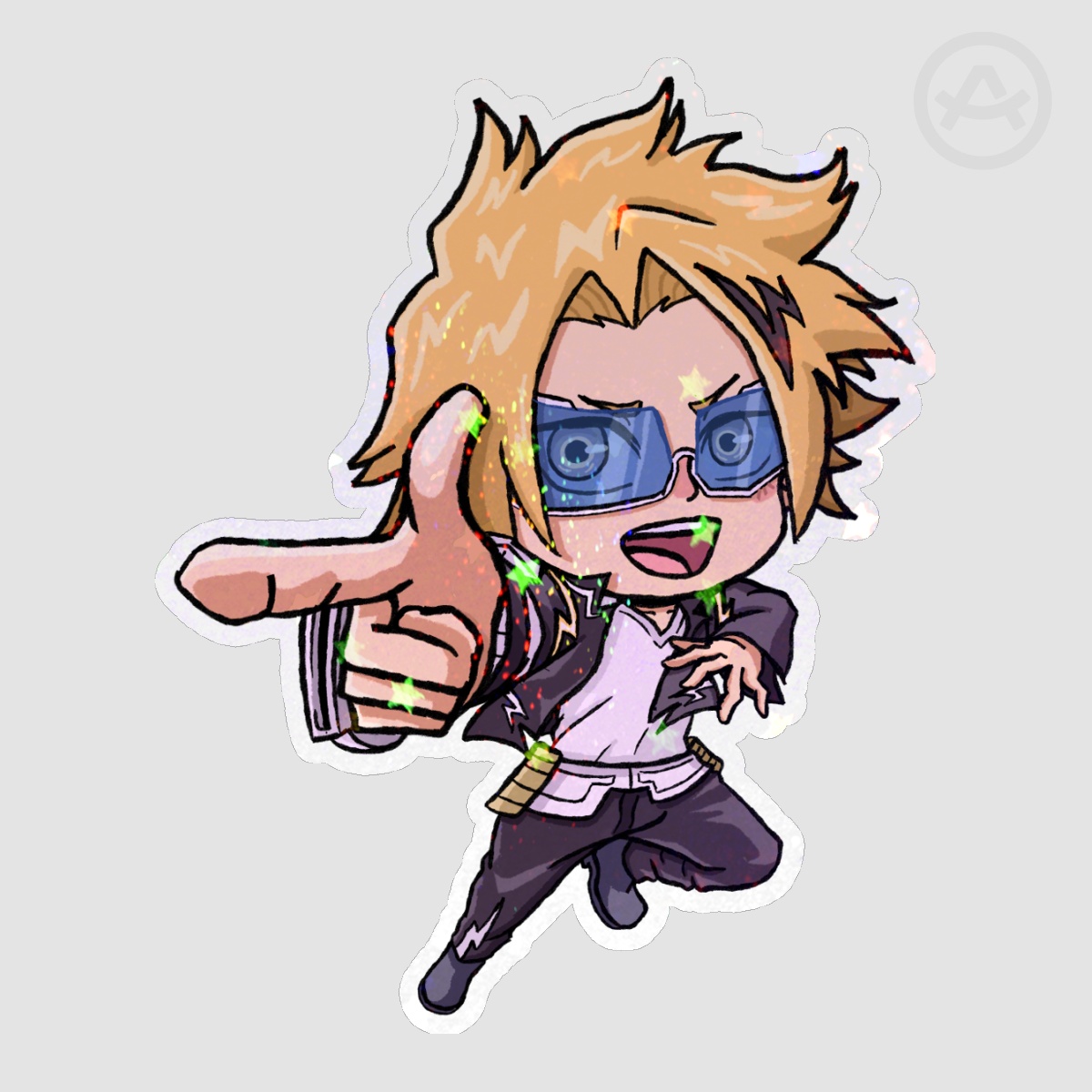 Denki Kaminari Holo Sticker