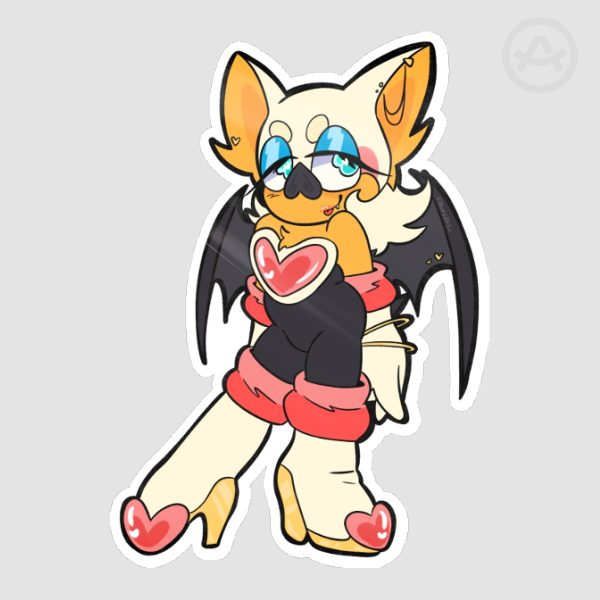 Rouge The Bat Sticker
