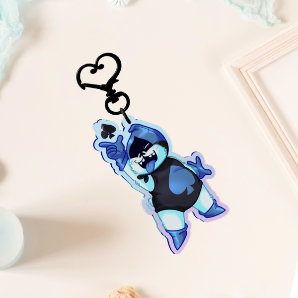 DELTARUNE | Lancer Rainbow Acrylic Keychain