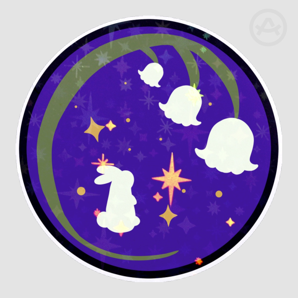 Belclove Postal Services Holostar 3x3in Diecut Sticker