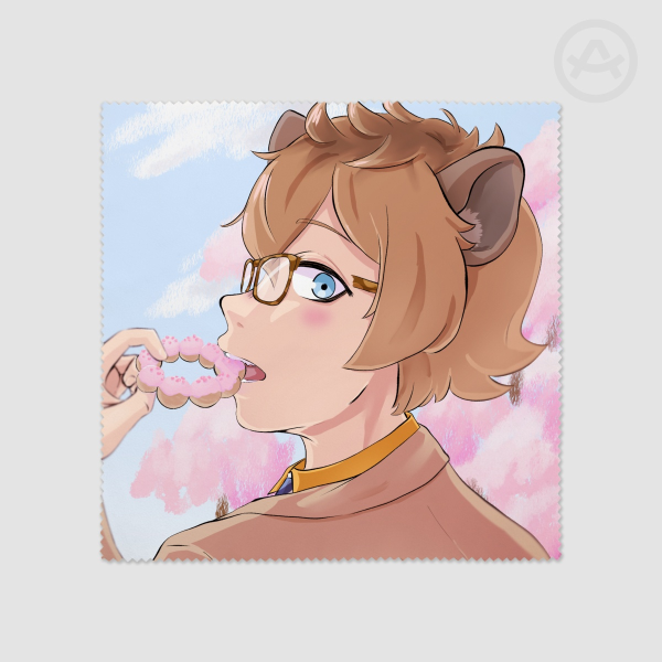 [TWST] Ruggie Bucchi Sakura Glass Cloth [Birthday Series]