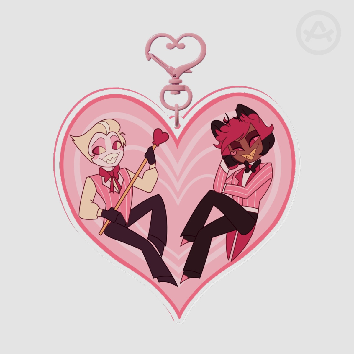 RadioApple Valentines Day Keychain